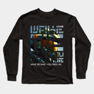 Halo geometric game quotes - Master chief - Spartan 117 - BQ01-v3 Long Sleeve T-Shirt